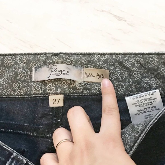 Anthropologie Paige Hidden Hills Dark Jeans 27 - Picture 4 of 12
